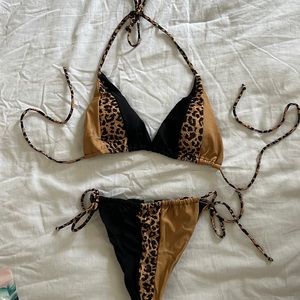 Shein lepord bikini